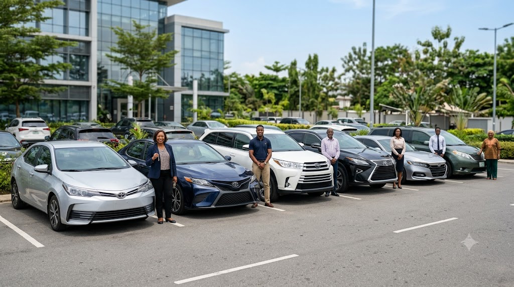 A lineup of verified Soole Along drivers and their vehicles
